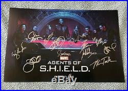 12 CAST Signed AGENTS of SHIELD Exclusive print poster SDCC 2019 marvel avengers