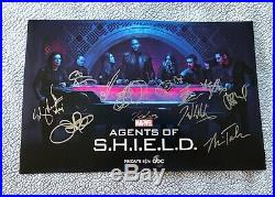 12 CAST Signed AGENTS of SHIELD Exclusive print poster SDCC 2019 marvel avengers