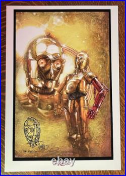 12x18 Autographed & Hand Sketch On Poster Tony Harrisc3postar Warsthreepio 12x18 Autographed & Hand Sketch On Poster Tony Harrisc3postar Warsthreepio
