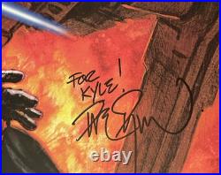 12x18 Autographed Poster David Dorman Darth Vader/storm Troopersstar Wars