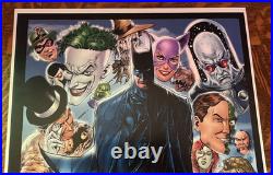 12x18 Autographed Poster Ethan Van Sciver 2012 Batman & Characters