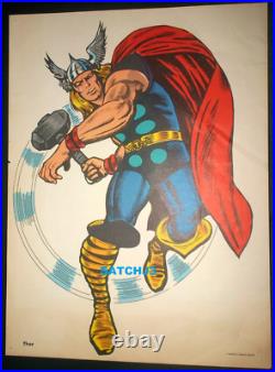 1960s MIGHTY THOR JACK KIRBY ART ORIGINAL MARVEL COMICS MARVELMANIA POSTER PRINT
