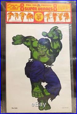 1966 Mint SEALED MMMS CLUB 8 POSTER SET Marvel RARE Personality Posters MIP Thor