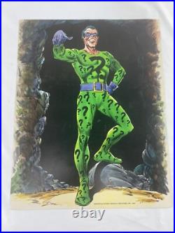 1966 National Periodical Publications JOKER BATMAN ROBIN RIDDLER PENGUIN Poster 1966 National Periodical Publications JOKER BATMAN ROBIN RIDDLER PENGUIN Poster