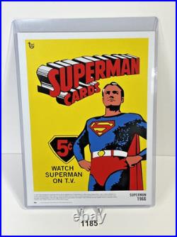 1966 Superman 10x14 Wrapper Art Poster 2018 Topps 80th Anniversary