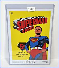1966 Superman 10x14 Wrapper Art Poster 2018 Topps 80th Anniversary