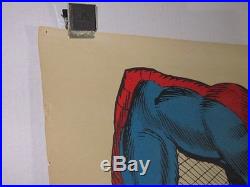 1966 Vintage original Amazing Spider-Man 42 x 26 1/2 Marvel Comics poster1960's