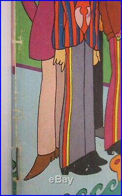 1968 BEATLES YELLOW SUBMARINE comic book AND fold out poster