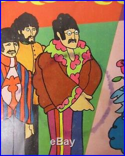 1968 BEATLES YELLOW SUBMARINE comic book AND fold out poster