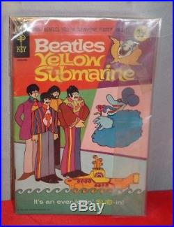 1968 Beatles Yellow Submarine Gold Key Comic With Poster (r21)
