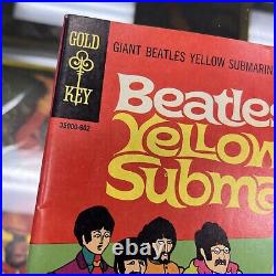 1968 The Beatles Yellow Submarine Gold Key Comic Book With Poster Near Mint