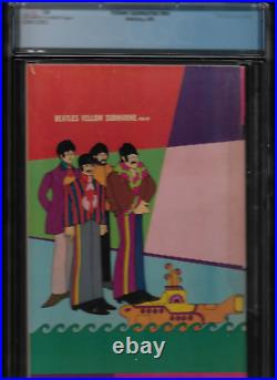 1969 1st ISSUE BEATLES YELLOW SUBMARINE GOLD KEY COMIC BOOK WithPOSTER CGC 7.0