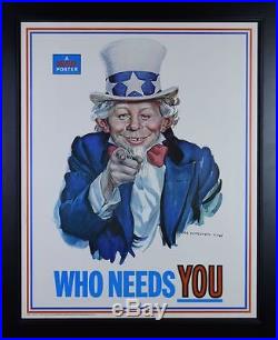 1969 Mad Magazine Poster Who Needs You Alfred E. Neuman Mingo Mint condition