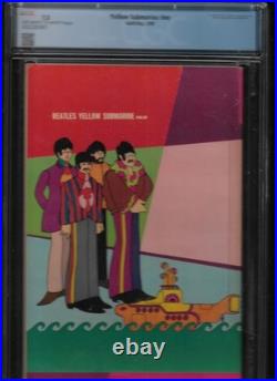 1969 RARE 1st ISSUE BEATLES YELLOW SUBMARINE WithPOSTER COMIC BOOK CGC 7.5