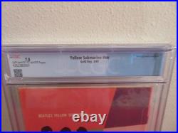 1969 RARE 1st ISSUE BEATLES YELLOW SUBMARINE WithPOSTER COMIC BOOK CGC 7.5