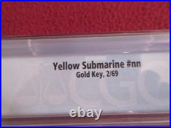1969 RARE 1st ISSUE BEATLES YELLOW SUBMARINE WithPOSTER COMIC BOOK CGC 7.5