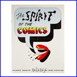 1969 SPIRIT OF THE COMICS Poster INSTITUTE OF CONTEMPORARY ART ICA UPENN Pop Art