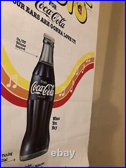 1970s Coca-Cola Bottle Radio Poster 30x20