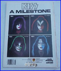1970s Vintage Marvel Kiss Comic Super Special Book Vol. 1 No. 2 with Poster