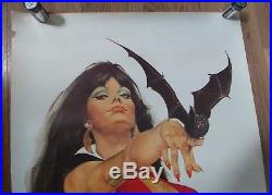 1972 Vampirella Original Monster Warren Publications 24 x 74 Door Poster