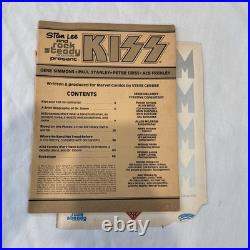 1977 & 1978 Kiss Marvel Comics Super Special Comic Book With Poster Centerfold