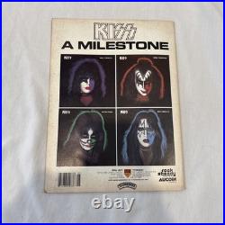 1977 & 1978 Kiss Marvel Comics Super Special Comic Book With Poster Centerfold