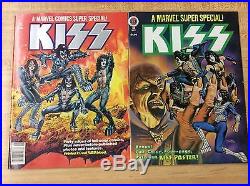 1977 and 1978 Kiss Marvel Super Special, With posters attached