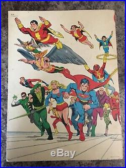 1978 D. C. Comics Super Heroes Poster Book
