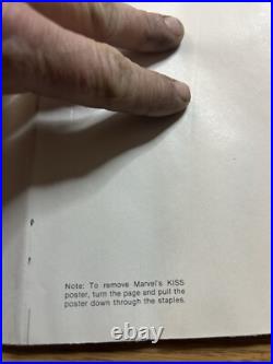 1978 Original KISS Poster From Marvel Comic Book