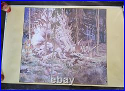 1979 SSSHHH Poster By Berni Wrightson From The Book DRAGONS DREAM 35X27-1/2