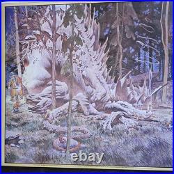 1979 SSSHHH Poster By Berni Wrightson From The Book DRAGONS DREAM 35X27-1/2