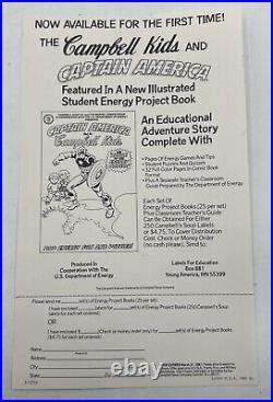 1980 Captain America and Campbell Kids Comic Book BUNDLE 14x24 Poster COMPLETE