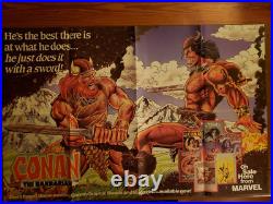 1980s-1990s Marvel 26 promo posters Wolverine X-Men Conan Punisher, BlackPanther