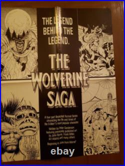 1980s-1990s Marvel 26 promo posters Wolverine X-Men Conan Punisher, BlackPanther