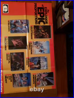 1980s-1990s Marvel 26 promo posters Wolverine X-Men Conan Punisher, BlackPanther