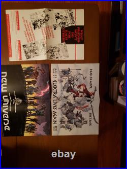 1980s-1990s Marvel 26 promo posters Wolverine X-Men Conan Punisher, BlackPanther