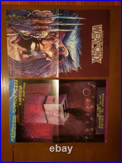 1980s-1990s Marvel 26 promo posters Wolverine X-Men Conan Punisher, BlackPanther