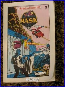 1985 M. A. S. K. Kenner Boulder Hill Playset With comic book, poster+ 5 figures