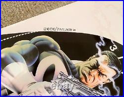 1987 Punisher Rare Vtg Poster 22x34 Mike Zeck Marvel Press Comic Cover Target