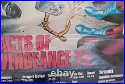 1989 Marvel Avengers comic book poster Acts of Vengeance