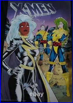 1990s X-Men Comic book poster Jim Lee set of 3 Rogue Wolverine Storm Psylocke