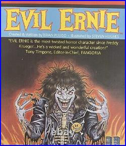 1991 Malibu Eternity Comics Promo Poster Evil Ernie Single Page Rare Non Glossy