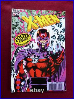 1991 Marvel X-men #1 1st App Of Acolytes Key Complete With Poster Rare France