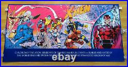 1992 Jim Lee 59x30 Marvel X-Men 1 posterWolverine/Magneto/Gambit/Psylocke/Rogue