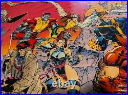 1992 Marvel Comics Jim Lee 59x30 X-Men 1 Vintage poster