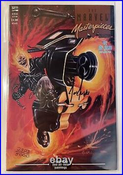 1992 Marvel Masterpieces Poster Book Collection #1-4 Signed By Joe Jusko