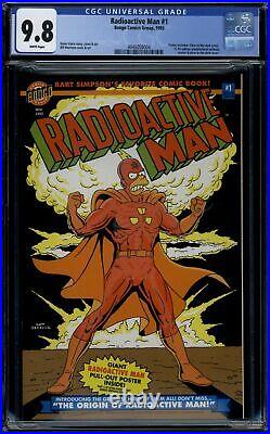 1993 Bongo Comics Radioactive Man #1 CGC 9.8 Glow in the Dark Cover inc. Poster
