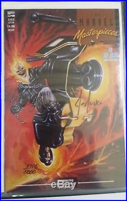 1993 Marvel Masterpieces Poster Book Collection Joe Jusko autographed (CB-106)