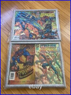 1995/1996 SpiderMan Maximum Clonage Alpha & Omega Cover Marvel Comics Poster Set