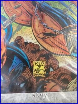 1995/1996 SpiderMan Maximum Clonage Alpha & Omega Cover Marvel Comics Poster Set